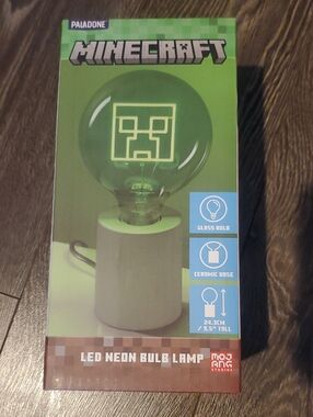 Minecraft Creeper Decorative LED Neon Bulb Lamp